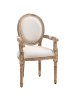 HOMCOM Esszimmerstuhl-56B x 56T x 96H cm-Cremeweiß