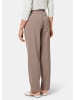GOLDNER Kurzgröße:  Hose Hose mit Gürtelschlaufen, pflegeleicht in taupe