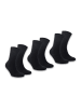 Organication Sportsocken "SUCCOT" 3er-Pack in Schwarz