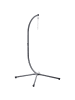 Beliani Hängesessel MALCESINE in /Beige/Grau - (W) 102 x (H) 195 x (L) 105 cm