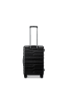 Wittchen Medium suitcase and cosmetic case with horizontal stripes in Black