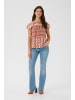 Cream Kurzarm-Bluse CRTiah Regular fit in Ethnic Geometric Pale