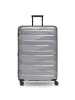 Bergpfeil Travel 4-Rollen Trolley L 75 cm mit Dehnfalte in arctic silver metallic