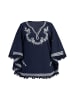 VIRITA Women Poncho in Marine