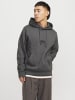 Jack & Jones Kapuzenpullover in Dark Grey Melange