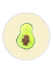 Mr. & Mrs. Panda magnet Avocado Kern ohne Spruch in Gelb Pastell