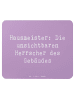 Mr. & Mrs. Panda Mauspad Spruch Hausmeister Macht mit Spruch in Lavendeltraum