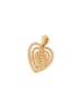 myMo at night Women Pendant With Rhinestones in Rose Gold
