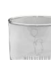 Mr. & Mrs. Panda Whiskey Glas Schildkröte Luftballon mit Spruch in Transparent