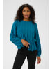 Kaffe Langarm-Bluse KAaria Regular fit in Lyons Blue