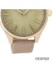 Oozoo Analog-Armbanduhr Oozoo Timepieces beige groß (ca. 42mm)