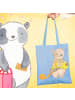 Mr. & Mrs. Panda Uni Tasche Bär Freiwillige Feuerwehr ohne Spruch in Sky Blue