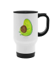 Mr. & Mrs. Panda Thermobecher Avocado Pfeifen ohne Spruch in Weiß