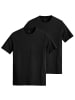 Levi´s T-Shirt 2er Pack in Schwarz