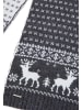 Finn Flare Winterschal Muster in dark grey