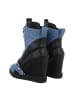 Ital-Design Stiefelette in Blau und Schwarz