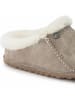 Birkenstock Hausschuh Zermatt Premium Suede Leather in Steingrau