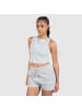 SMILODOX Crop Top Rosina in Grau