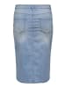 ONLY Carmakoma Jeansrock in Light Blue Denim