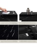 tectake Beistelltisch Inkl. Bodenschoner, Belastbarkeit 45 kg, 80 x 80 x 35 cm