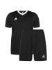 adidas Performance T-Shirt & Shorts Entrada 22 Training Set kurz in schwarz