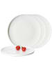 Ritzenhoff & Breker 4er Set Speiseteller Kelly ø 26 cm in weiß