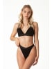 Yenita® Bustier Triangel BH aus Viskose in Schwarz