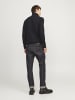 Jack & Jones Strickjacke mit Viertelreißverschluss in Black