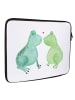 Mr. & Mrs. Panda Notebook Tasche Frosch Liebe ohne Spruch in Weiß