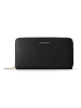 Lazarotti Bologna Leather XL Zip-Around Geldbörse Leder 19 cm black