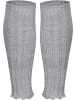 normani 2 Paar Strickstulpen mit wärmender Alpakawolle in Beige/Hellgrau