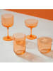 like. by Villeroy & Boch 6er Set Weingläser Like Glass 270 ml in Apricot