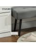 HOMCOM Sitzbank in Grau 100L x 36B x 45H cm