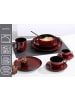 Ritzenhoff & Breker 6er Set Speiseteller Gambia ø 27,5 cm in rot