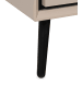 Furn.Design Couchtisch sand, schwarz 94 cm, Wohnzimmertisch mit Stauraum