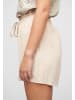 Cloud5ive Cloud5ive Musselin High Waist Shorts mit Bindedetail in beige