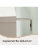 VASAGLE Bücherregal Custos in Weiß - (B)129.5 x (H)129.5 x (T)27 cm