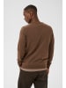 Matinique Strickpullover MAHenri Gerade Passform in Morel Melange