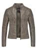 REPUBLIX Lederjacke OPAL in Grau
