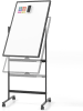 COSTWAY Whiteboard 60 x 100 cm in Schwarz