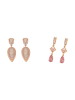 faina Women Jewelry Set in rose gold pink