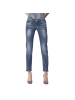 Frankie Morello Blau Sonstiges Fasern Damen Jeans