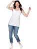 sheego Longtop in weiß