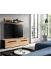 ebuy24 TV Tisch Canu (2-teilig) Eiche 170 x 33 cm