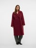 Vero Moda Mantel in Maroon Banner