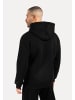 SMILODOX Zip Hoodie Ilyas in Schwarz