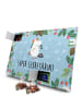 Mr. & Mrs. Panda Tee Adventskalender Einhorn Sekretärin mit Spruch in Eisblau