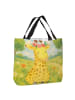 Mr. & Mrs. Panda Büchertasche Giraffe Blumenkranz Design ohne Sp... in Weiß