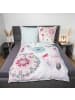 Traumschloss Comfort Flanell Bettwäsche - Namee - Mandalas und Federn, pastellfarben in weiß