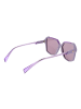 Ana Hickmann Frauen Sonnenbrille Geometrisch Lila